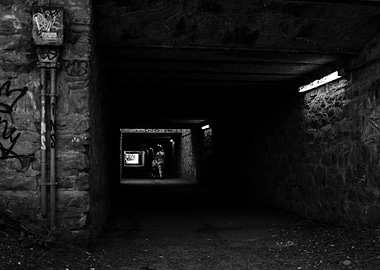 Dark Tunnel Entrance