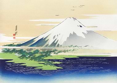 Mount Fuji Woodblock Print