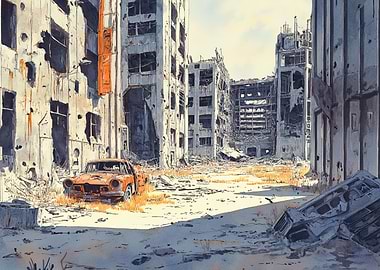 Post-Apocalyptic Cityscape