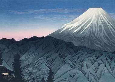 Mount Fuji Woodblock Print