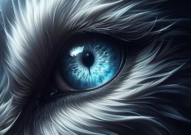 Moonlit Gaze: The Spirit of the Wild