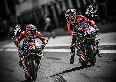 Aleix Espargaro vs Maverick Vinales