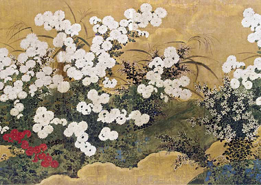 Chrysanthemum Garden Painting