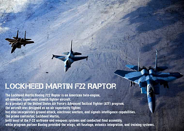 F-22 Raptor Fighter Jet