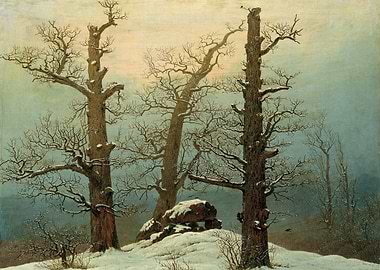 Winter Landscape with Trees