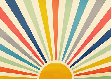 Retro Sunburst