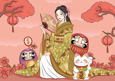 Traditional Japanese Geisha