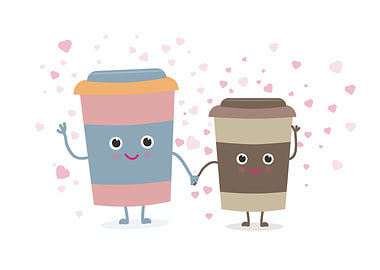 Coffee Cup Couple