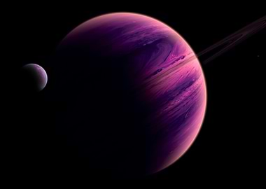 Purple Gas Giant