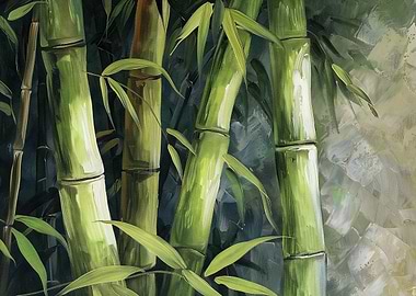 Bamboo Forest Painting