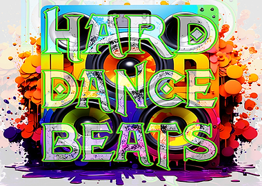 Hard Dance Beats Graphic