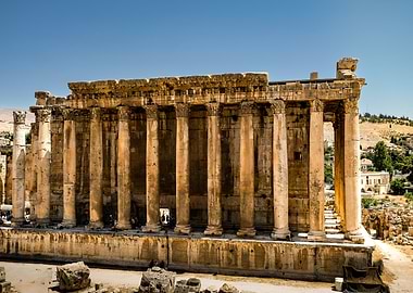 Ancient Roman Temple Ruins