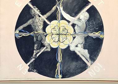 Abstract Art with Figures hilma af klint