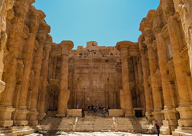 Ancient Roman Temple Ruins