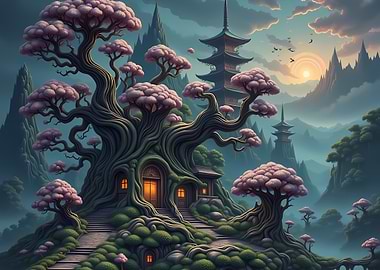 Japanese Fantasy Landscape