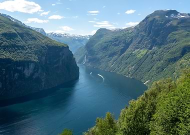 Norwegian Fjord Landscape