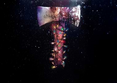 Bloody Axe Christmas Lights