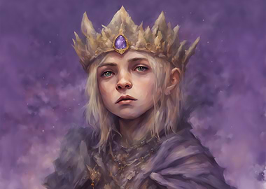 Young Queen with Crown
