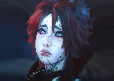 Cyberpunk Female Portrait