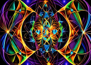 Abstract Colorful Fractal