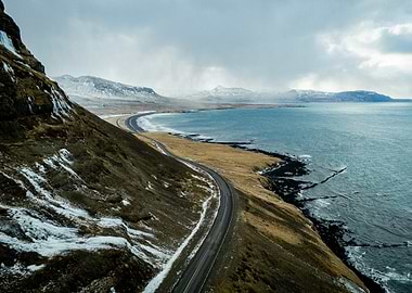 Coastal Road in Iceland