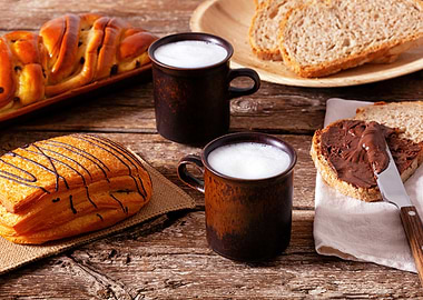 Breakfast with Chocolate Spread