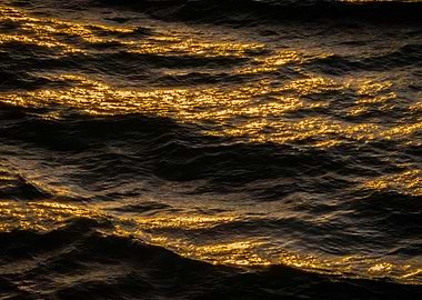 Golden Ocean Waves