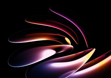 Abstract Swirling Shapes
