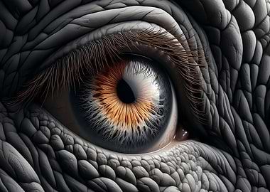 Timeless Gaze: The Eye of Wisdom