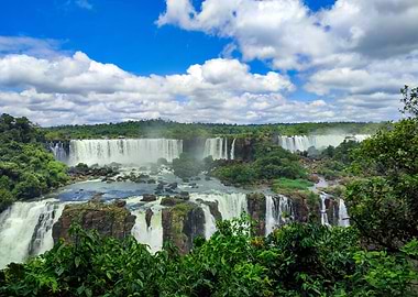 Iguazu Falls Landscape