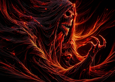 Fire Demon Illustration