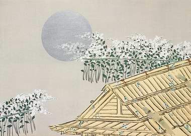 Japanese Moonlit Roof