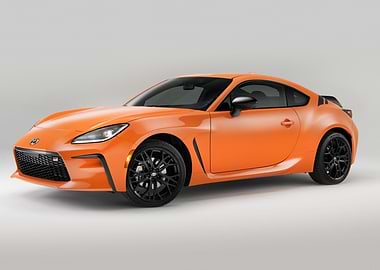 Orange Toyota GR86 Coupe