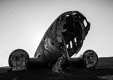 Plane Wreckage in Iceland