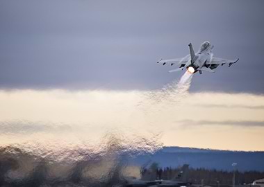 F-16 Fighter Jet Takeoff