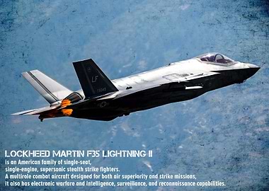 F35 Lightning II Fighter Jet