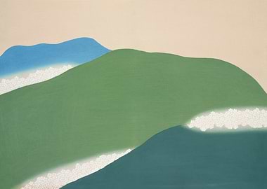 Abstract Mountain Landscape