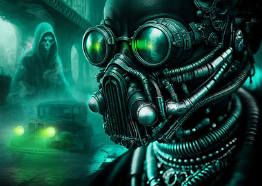 Spectral Green Steampunk