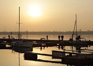 Sunset at the Marina