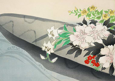 Japanese Floral Art Print
