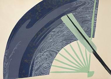 Japanese Fan Art Print