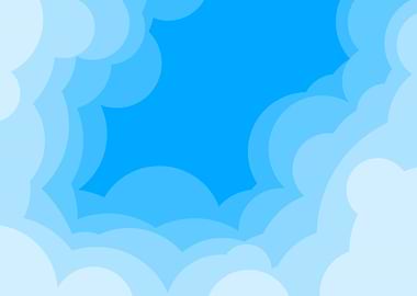 Blue Sky with Clouds