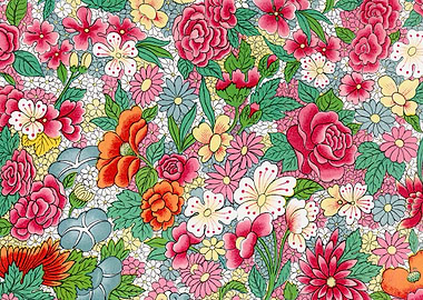 Floral Pattern Wallpaper