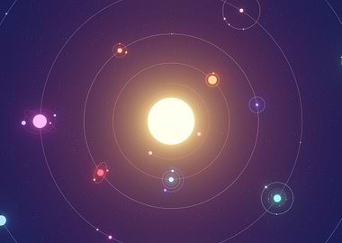 Solar System Illustration