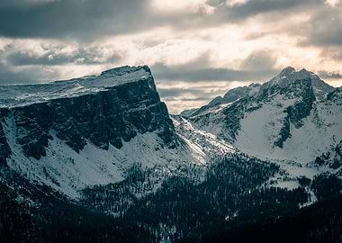 Snowy Mountain Range