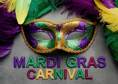 Mardi Gras Carnival Mask