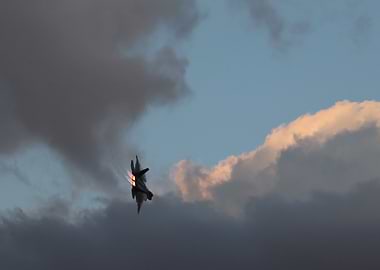F-22 Raptor in Flight