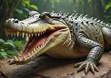 Alligator with Open Mouth