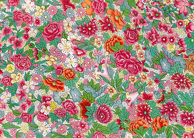 Floral Pattern Wallpaper