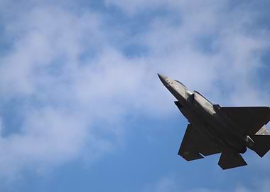 F-35 Fighter Jet in Flight